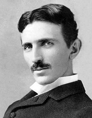 English: The photograph image of Nikola Tesla ... English: The photograph image of Nikola Tesla ...